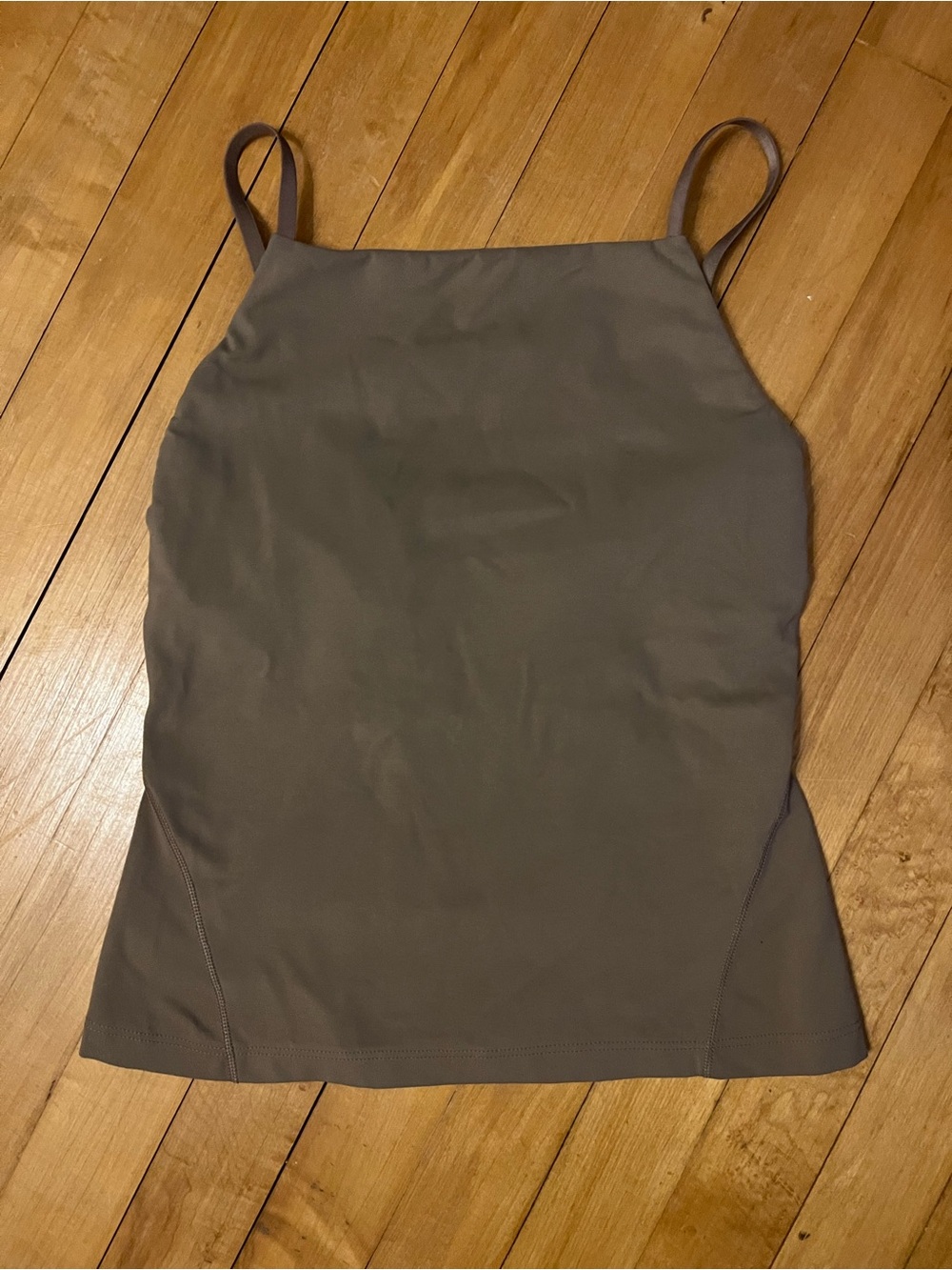 LULULEMON Square-Neck Camisole Tank Top - Taupe